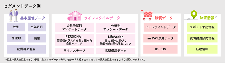 Pontaデータによる多様なセグメントを用いた精緻なターゲティング